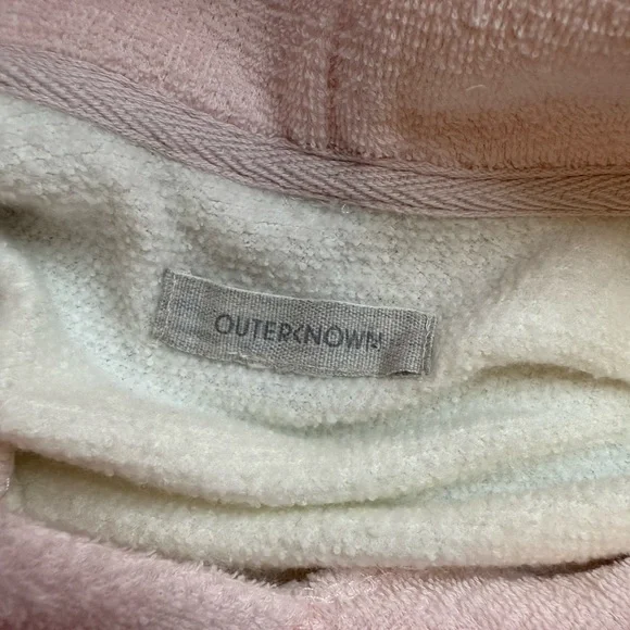 Outerknown Hightide Color Block Hoodie Sunset Blush Large - Picture 5 of 8